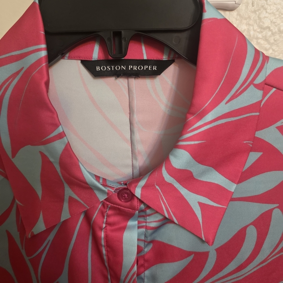 Stylish Pink and Blue Women's Top - Picture 2 of 5